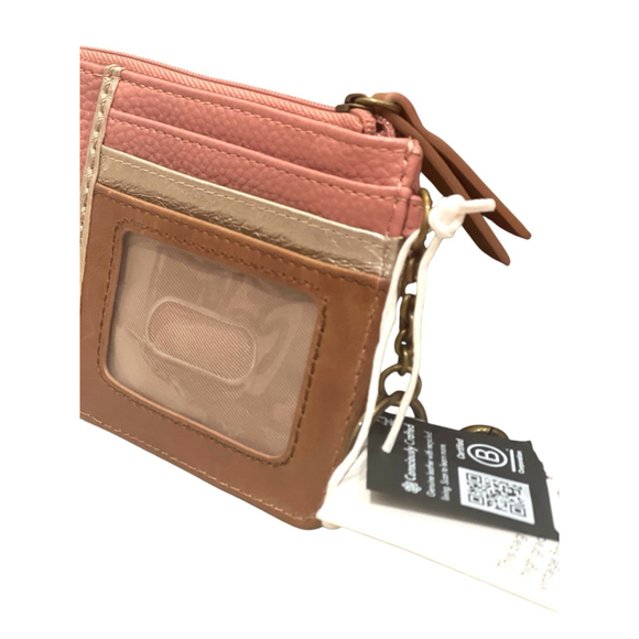 The Sak Womens Iris Leather Card Wallet Zip Around - Picture 10 of 10